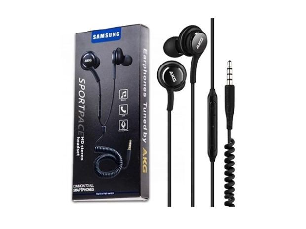 &ua AURICULAR CABLE MANOS LIBRES SAMSUNG S8 AKG ESPIRAL